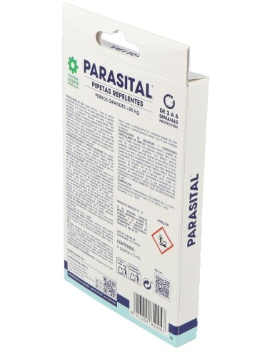 Parasital Pipeta Antiparasitario Perros Grandes de Zotal Vet