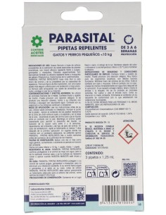 Parasital Pipeta Antiparasitario Perros Peq Y Gato de Zotal Vet 2