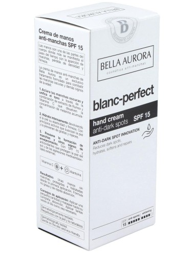 Crema De Manos Tratamiento Antimanchas 75Ml. de Bella Aurora