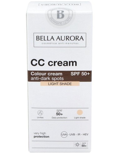 Cc Cream Spf 50+ Tono Claro 30Ml. de Bella Aurora