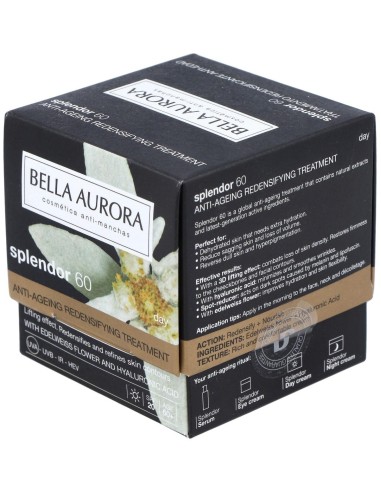 Splendor +60 Dia Crema Redensificante 50Ml. de Bella Aurora