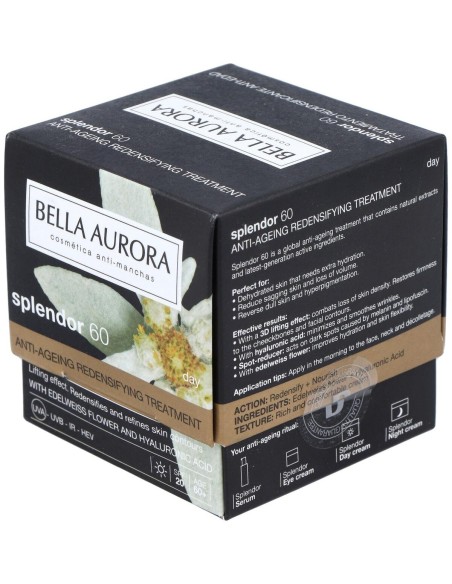 Splendor +60 Dia Crema Redensificante 50Ml. de Bella Aurora