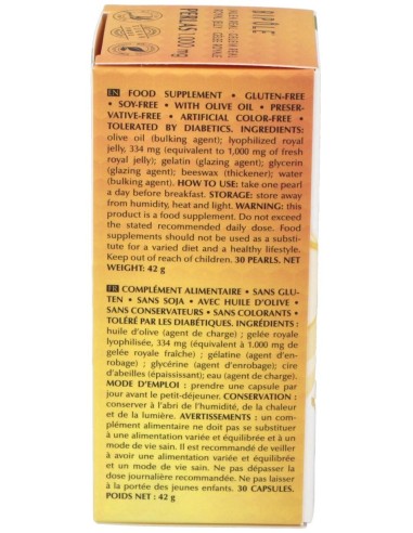 Bipole Jalea Real Perlas 1.000 Mg. 30 Perlas de Intersa