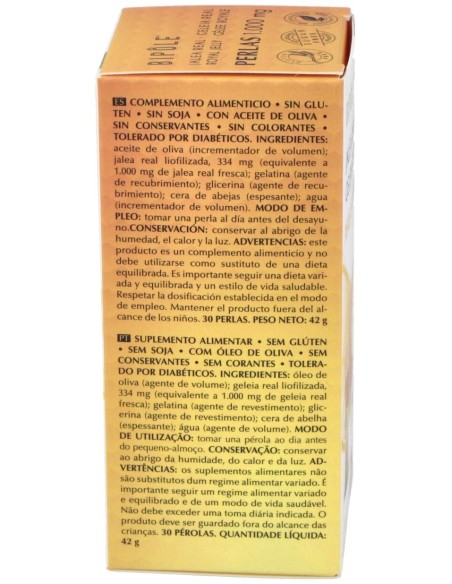 Bipole Jalea Real Perlas 1.000 Mg. 30 Perlas de Intersa