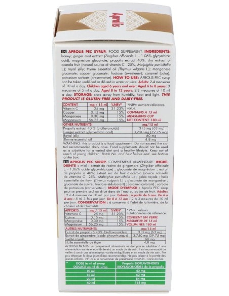 Aprolis Pec Pectoral Jarabe 180Ml. de Aprolis