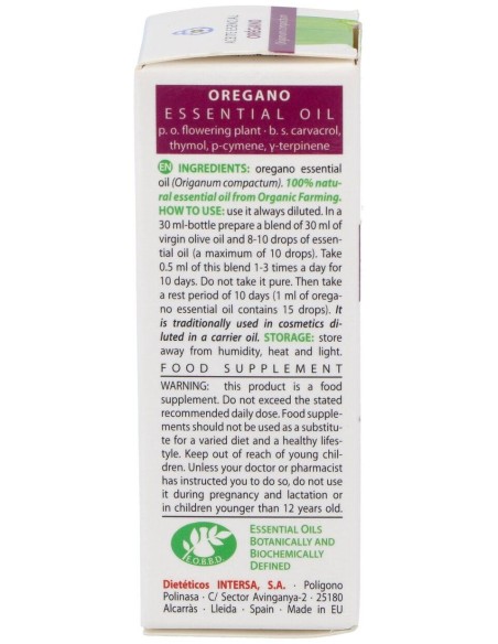 Aceite Esencial Oregano Bio 10 Ml de Esential Aroms