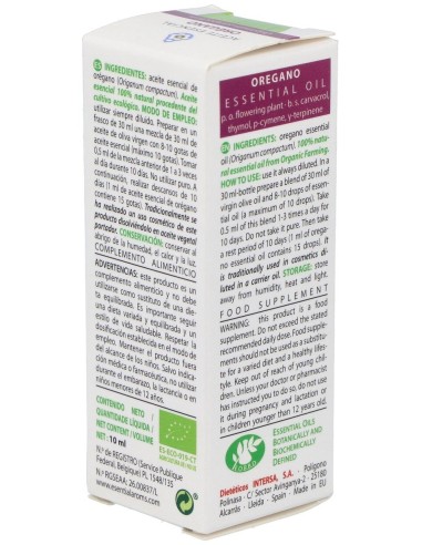 Aceite Esencial Oregano Bio 10 Ml de Esential Aroms