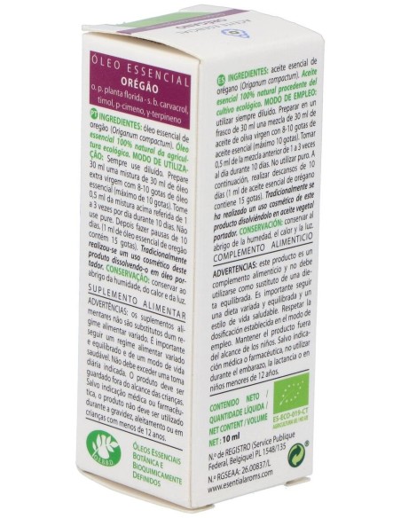 Aceite Esencial Oregano Bio 10 Ml de Esential Aroms