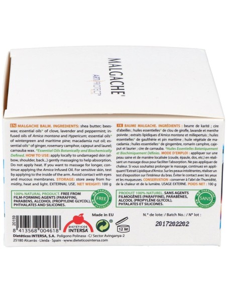 Balsamo Malgache 100 Gr de Intersa