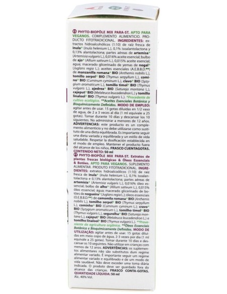 Phytobiopole Mix 9 Para-St 50Ml Bio de Intersa