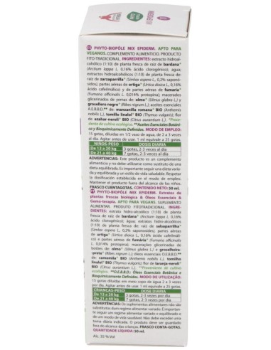 Phyto-Bipole Mix-Epiderm (Piel) 50Ml. de Phytobiopole