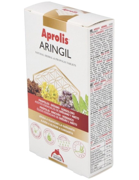 Aringil (Faringil) (Faringitis,Afonia,Tos) 30Comp. de Intersa