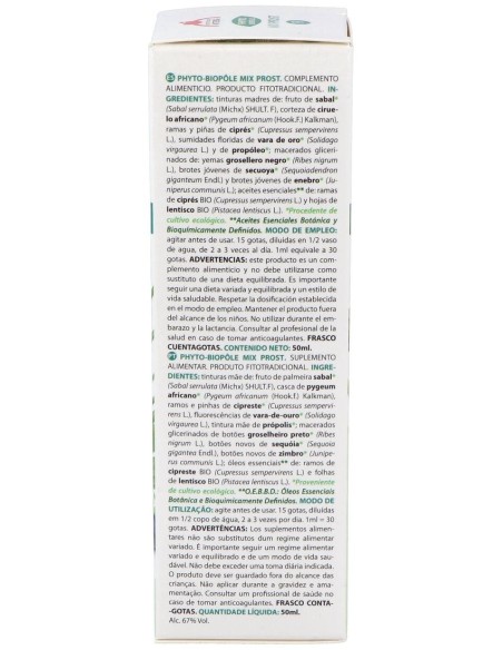 Phytobiopole Mix 19 Prost 50 Ml de Intersa