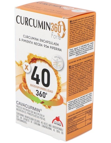 Curcumin 360 Forte 60Cap. de Intersa
