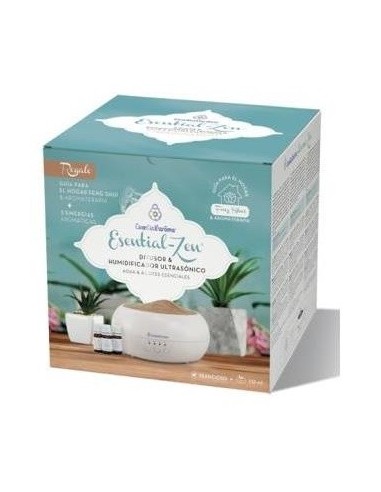 Humidificador Esential Zen 250Ml. + 3 Sinergias de Esential Aroms