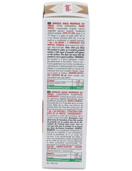 Aprolis Propolis Extracto Gotas 30Ml de Aprolis