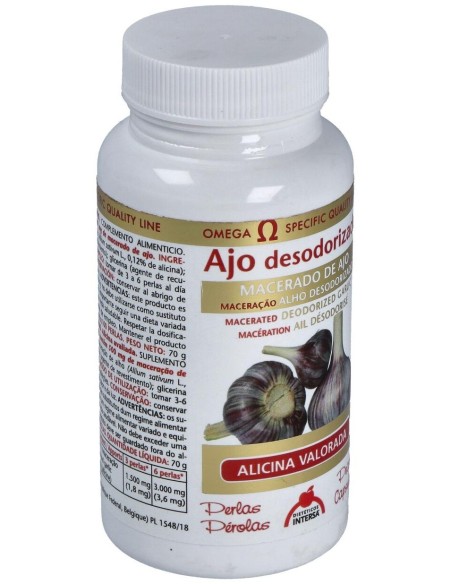 Ajo Desodorizado 100 Perlas de Intersa