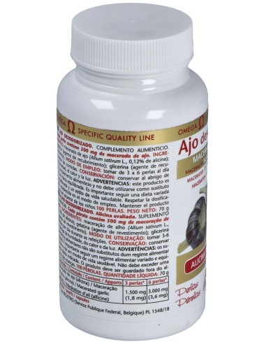 Ajo Desodorizado 100Perlas de Intersa