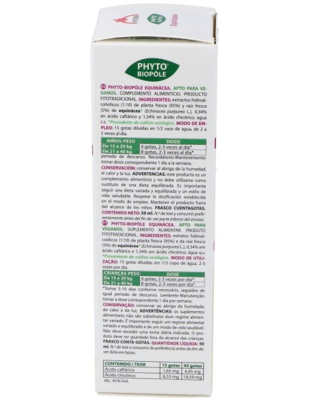 Phyto-Bipole Bio Echinacea 50Ml. de Phytobiopole
