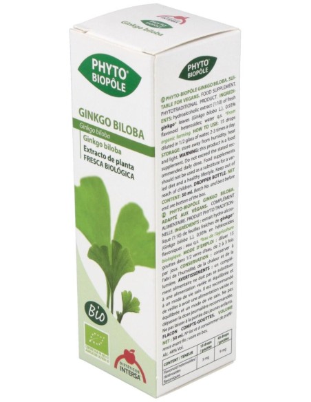 Phyto-Bipole Bio Ginkgo Biloba 50Ml. de Phytobiopole
