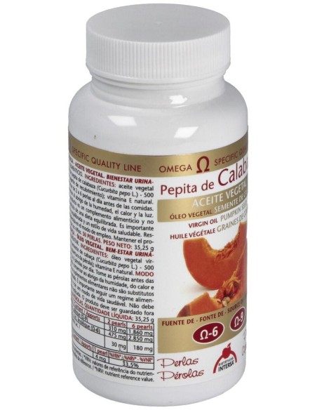 Aceite De Pepita De Calabaza 50 Perlas de Intersa