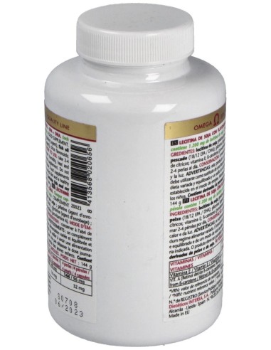 Lecitina De Soja Con Flavonoides 1200Mg.90Perlas de Intersa