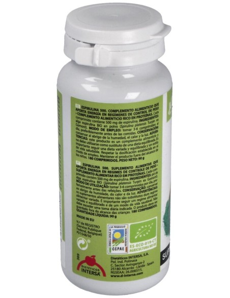 Espirulina 180Comp. de Intersa