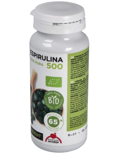 Espirulina (500 Mg.) 180 Comprimidos Bio de Intersa