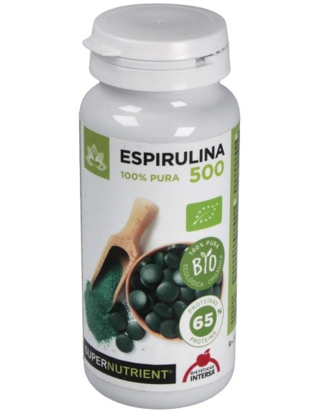 Espirulina (500 Mg.) 180 Comprimidos Bio de Intersa