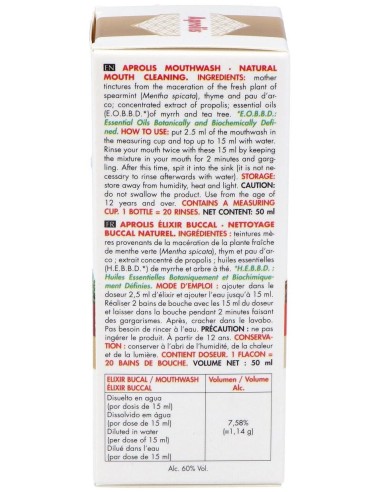 Aprolis Elixir Bucal 50Ml. de Aprolis