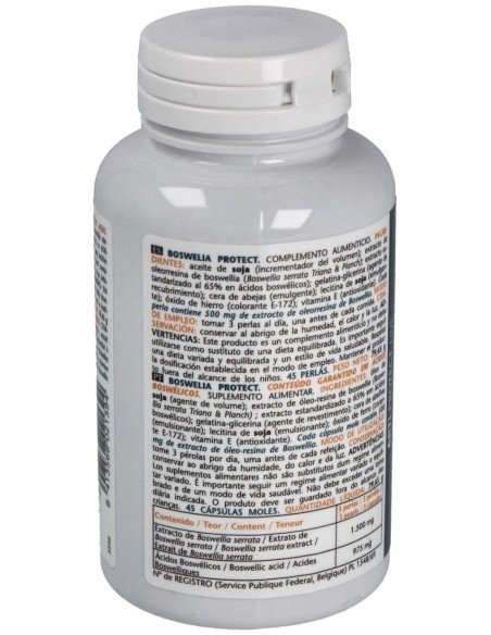 Boswelia Protect 500Mg. 45Perlas de Intersa