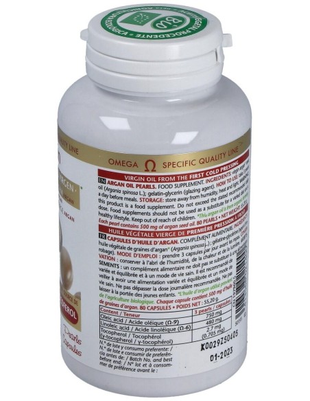 Perlas Argan 80Perlas de Esential Aroms