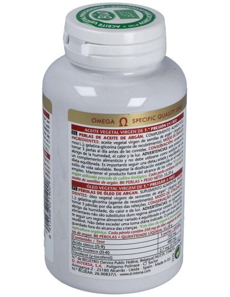 Perlas Argan 80Perlas de Esential Aroms