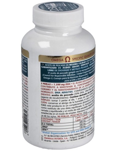 Dha Adultos 90Perlas de Intersa