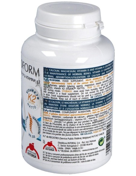 D3 K2 Oloform 180 Comp De Intersa