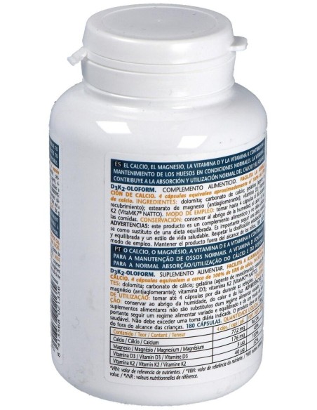 D3 K2 Oloform 180 Comp De Intersa