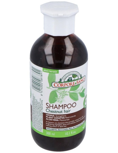 Champu Henna Castaño 300Ml. de Corpore Sano