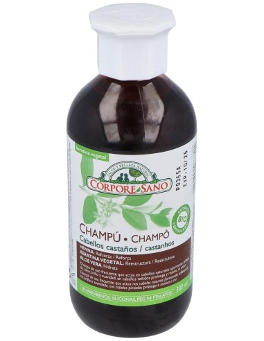Champu Henna Castaño 300Ml. de Corpore Sano