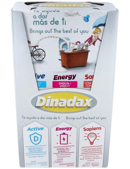 Dinadax Active (Yogur) Expositor 60Barritas de Pharmadiet