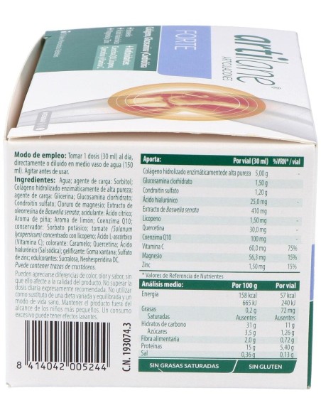 Artilane Forte 15Viales de Artilane