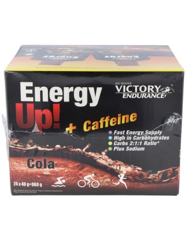 Victory Endurance Energy Up Gel +Cafeina Cola 24Ud de Victory Endurance