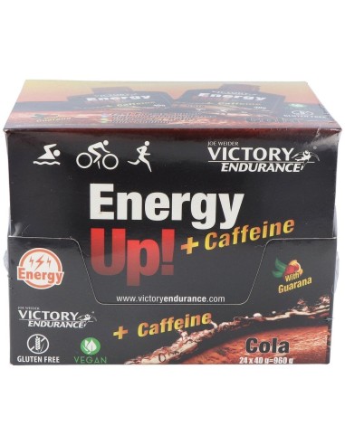 Victory Endurance Energy Up Gel +Cafeina Cola 24Ud de Victory Endurance