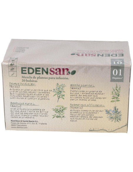 Edensan 01 Hep Hepatico Inf.20Uni de Dietisa (Dielisa)