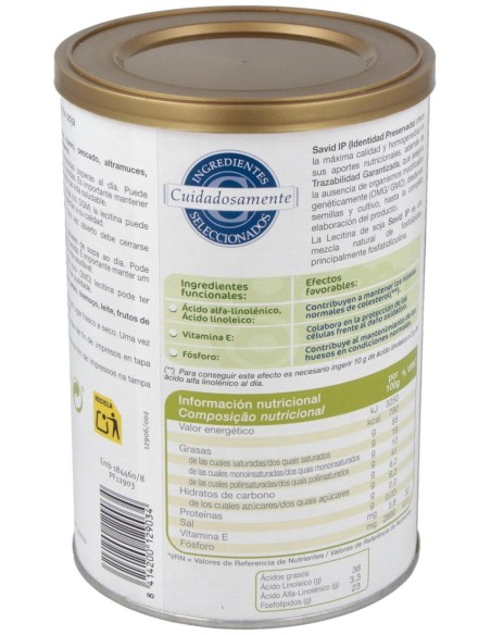 Lecitina Ip (Identidad Preservada) Savid 400Gr. de Dietisa (Dielisa)