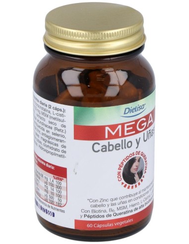 Mega Cabello Y Uñas 60Cap. de Dietisa (Dielisa)