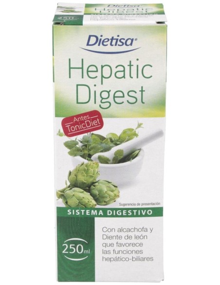 Hepatico Digestivo (Tonic Diet) 250Ml. de Dietisa (Dielisa)