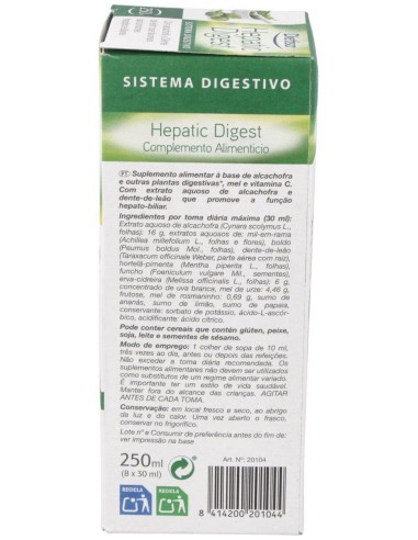 Hepatic Digest   Envase 250 Ml(8 Días) de Dielisa®