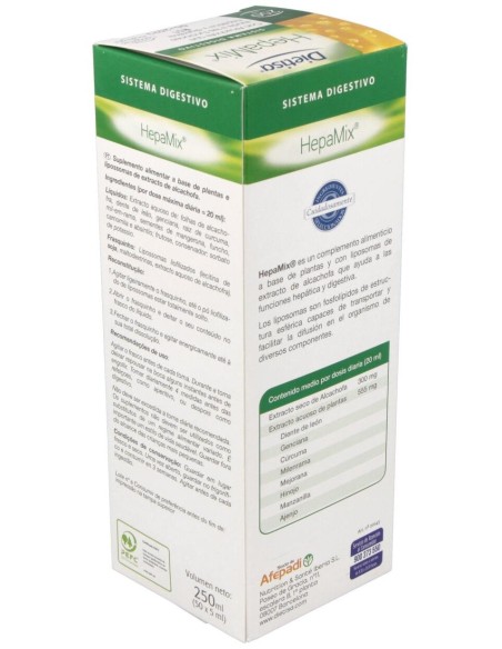 Hepamix Elixir  Envase 250 Ml(12 Días) de Dielisa®