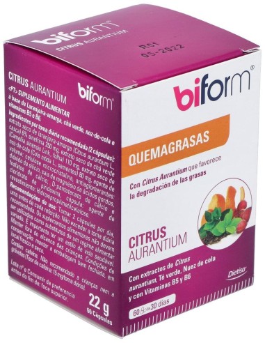 Citrus Aurantium  Envase 60 Cápsulas(30 Días) de Biform®