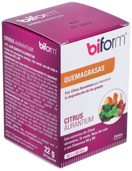Citrus Aurantium  Envase 60 Cápsulas(30 Días) de Biform®